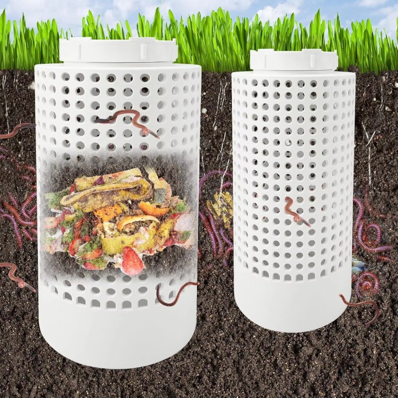 Farming System & Sustainable Agriculture - underground worm farm compost bin kit
