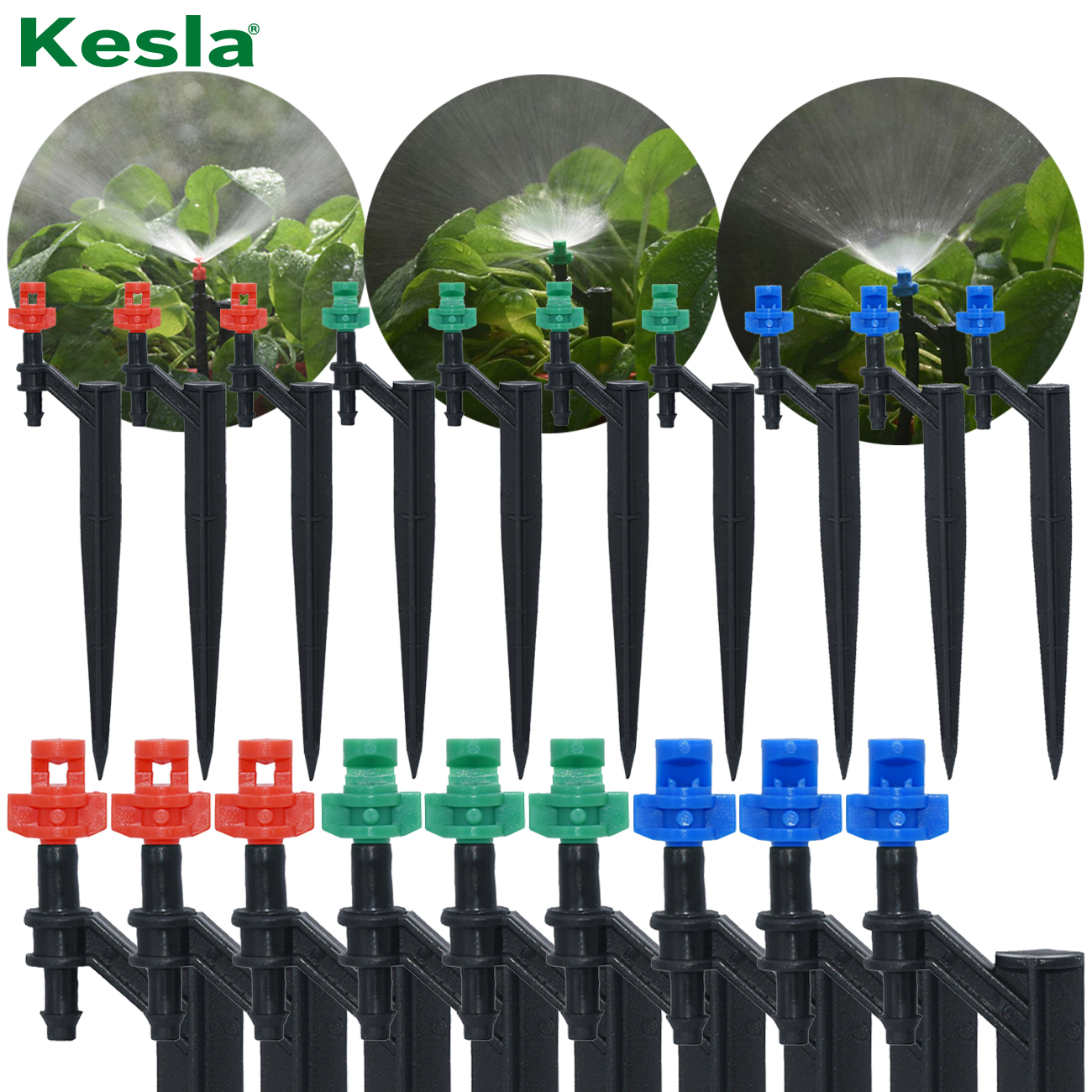 Agriculture Farming Degree - KESLA 20PCS 90/180/360 Degree Misting Nozzle