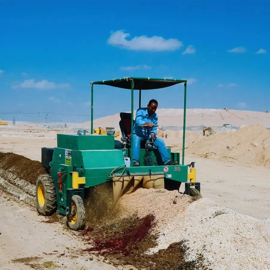 Wheeled Mobile Fertilizer Orga - Compost Turner Machine reseña y precio
