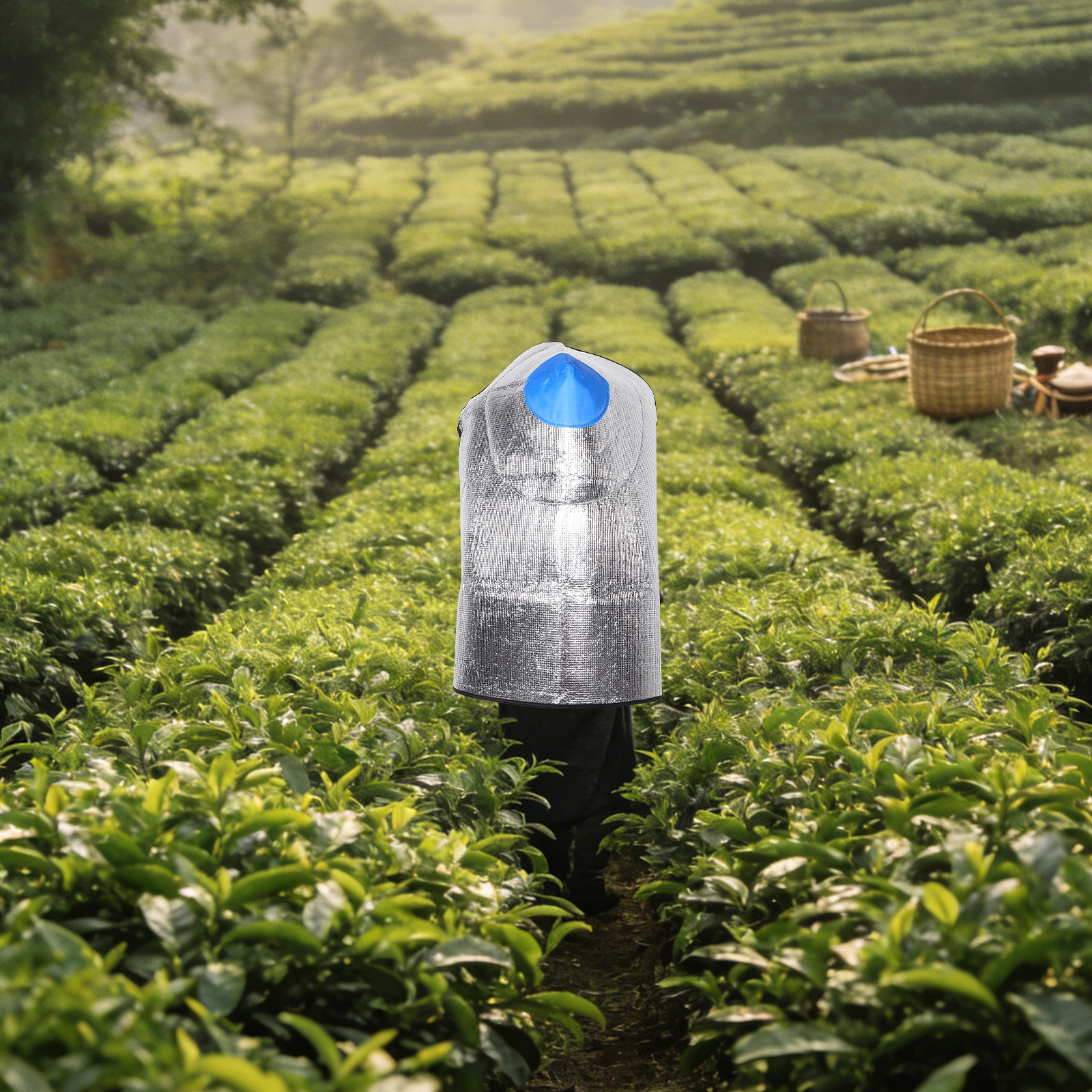 Waterproof Conical Hat Cape fo - Agriculture Farming Hats reseña y precio