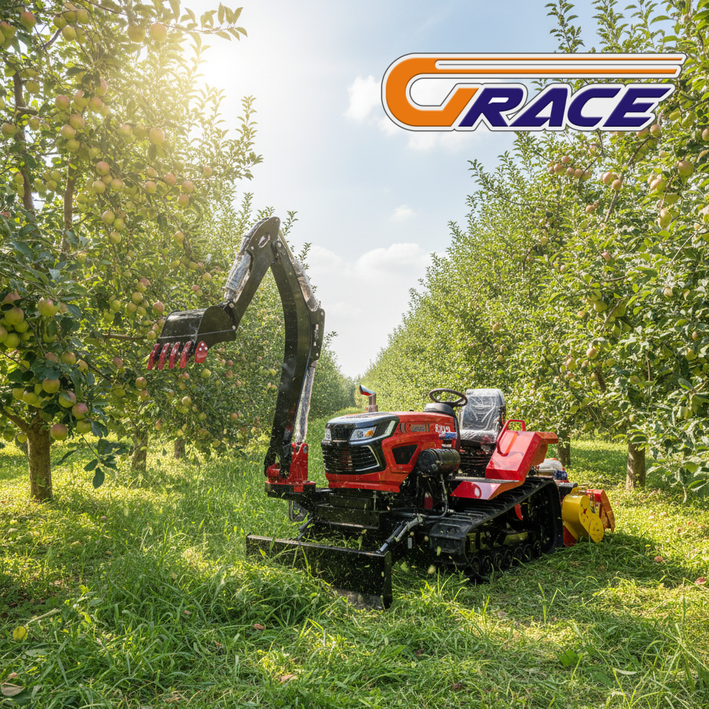 35HP Mini Crawler Tractor Dies - Farming Year reseña y precio