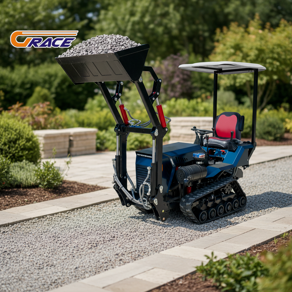 35HP Mini Crawler Tractor Dies - Farming Year reseña y precio