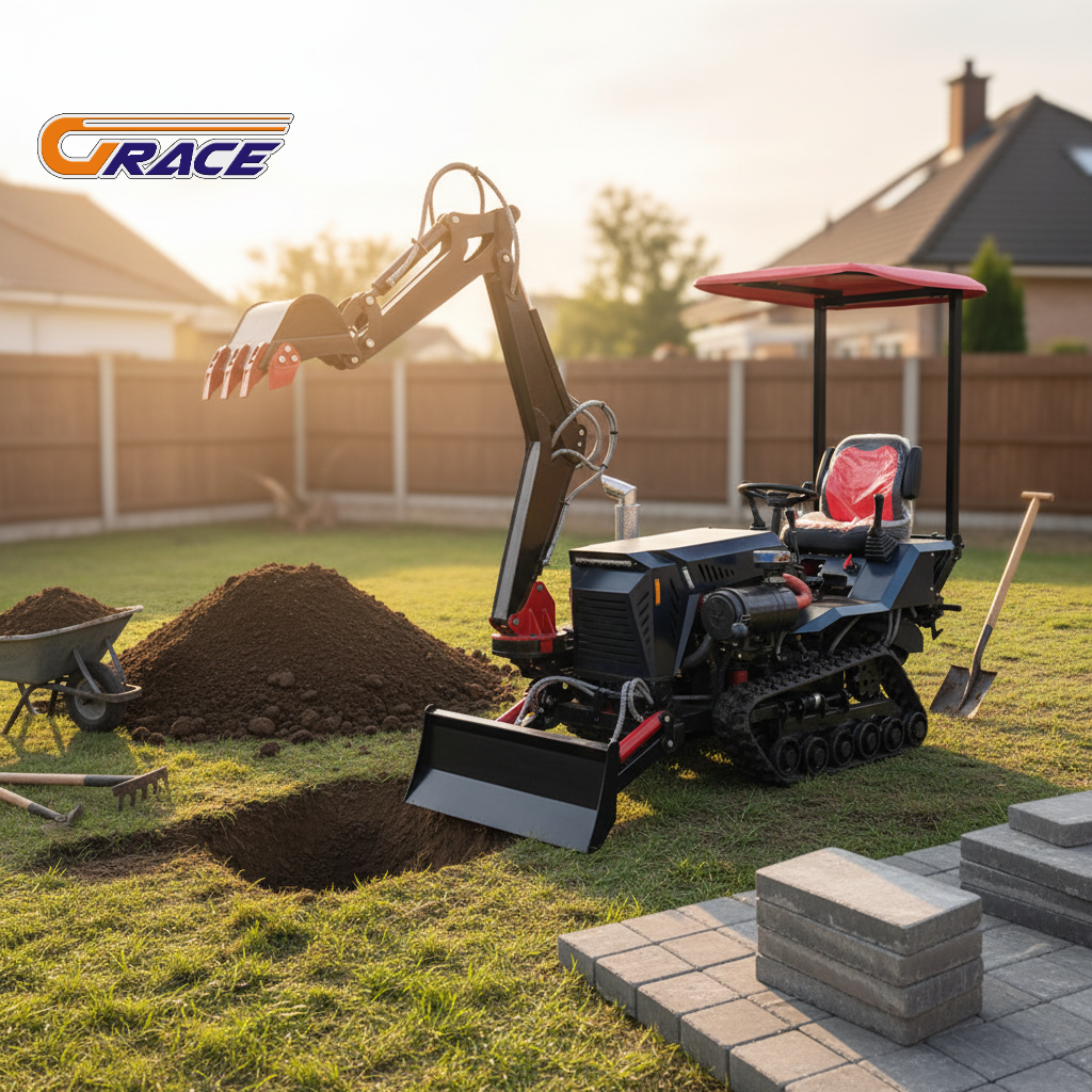 35HP Mini Crawler Tractor Dies - Farming Year reseña y precio