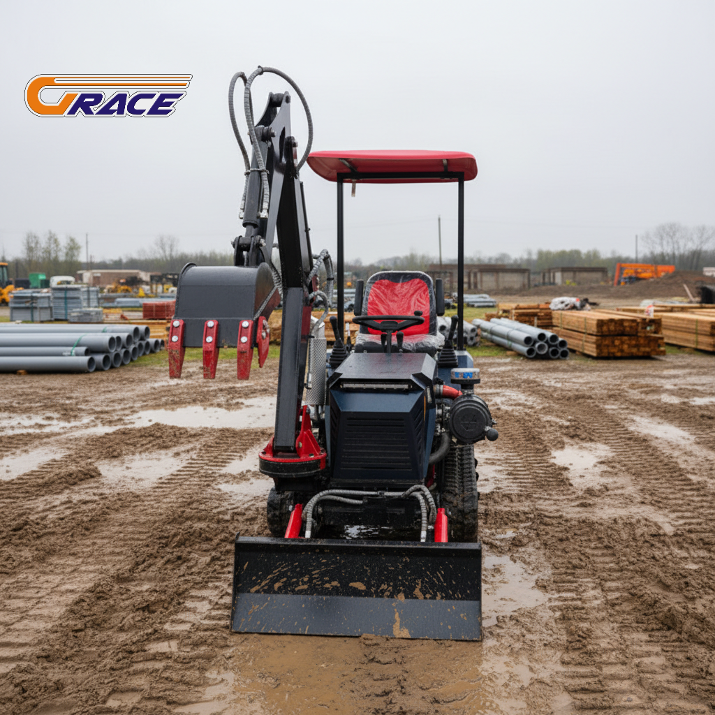35HP Mini Crawler Tractor Dies - Farming Year reseña y precio