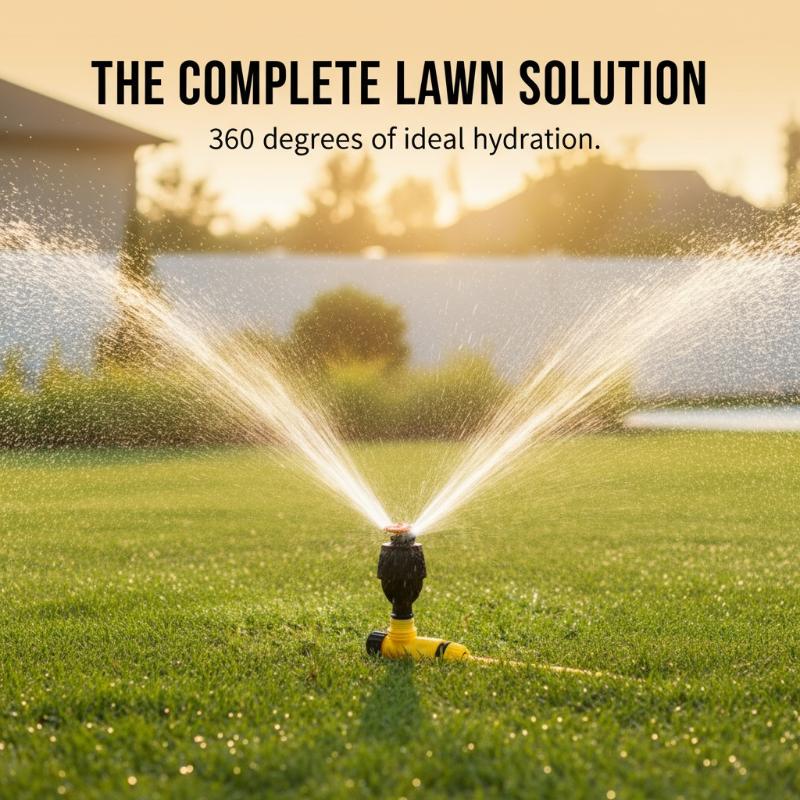 Automatic Rotating Sprinkler 3 - Agriculture Farming Degree reseña y precio
