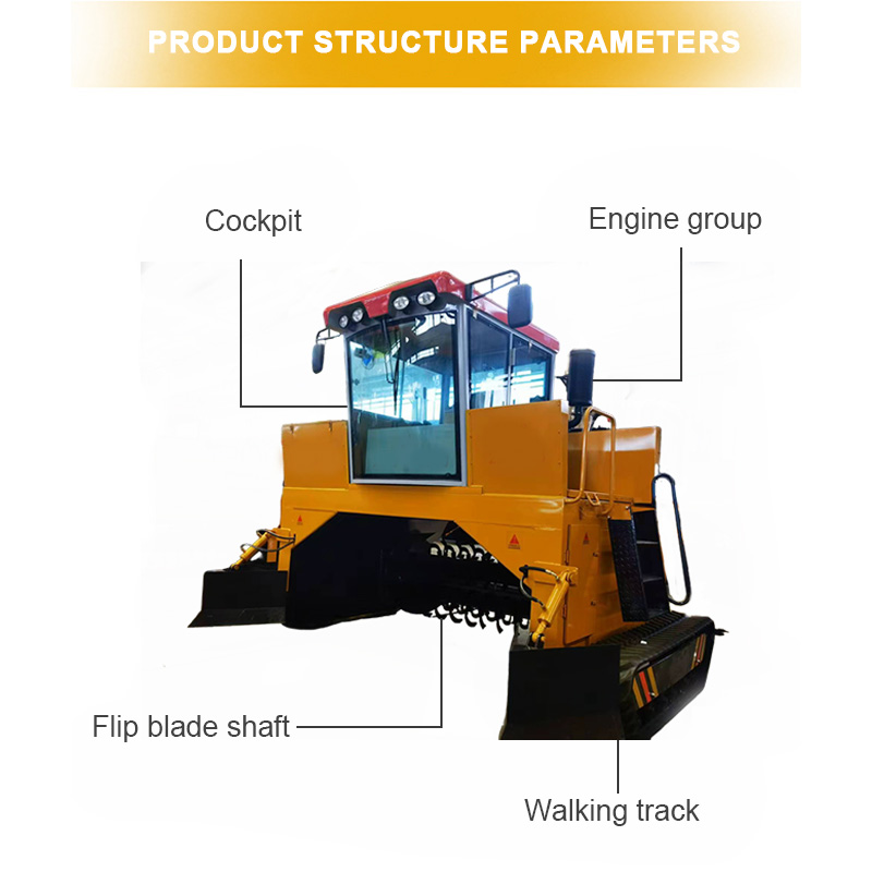 Large Capacity Agriculture Mob - Compost Turner Machine reseña y precio