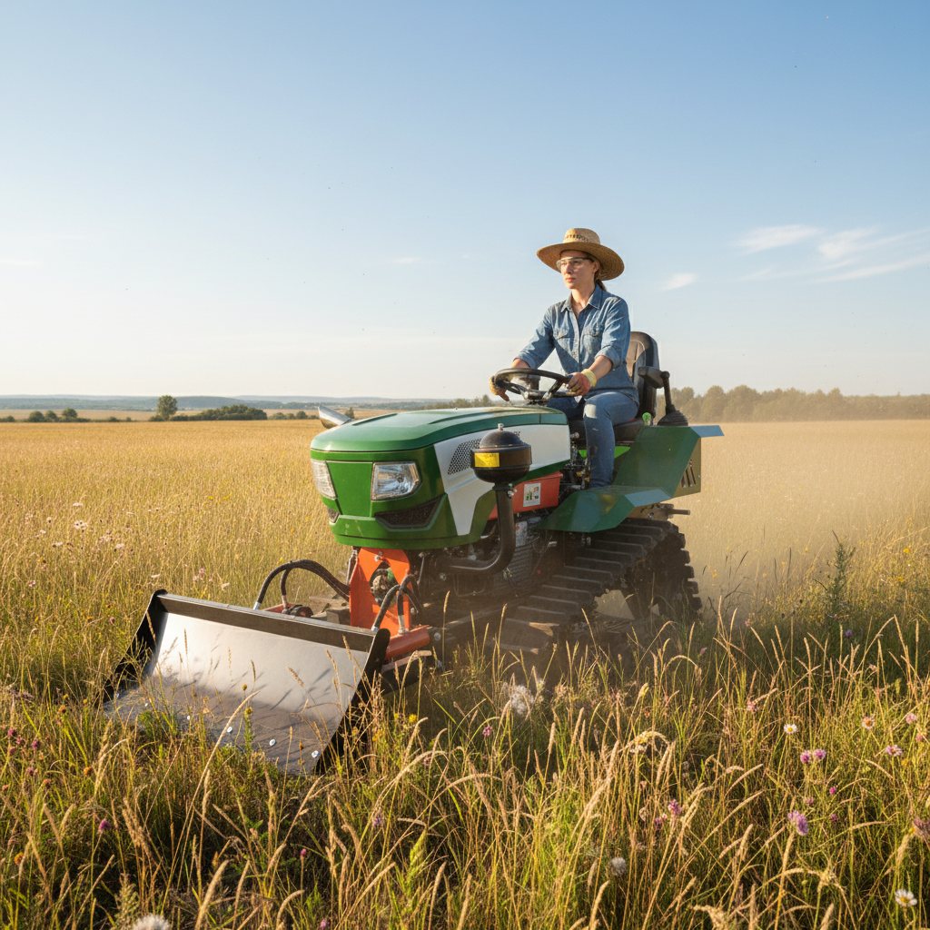 25HP Mini Crawler Tractor with - Farming Year reseña y precio