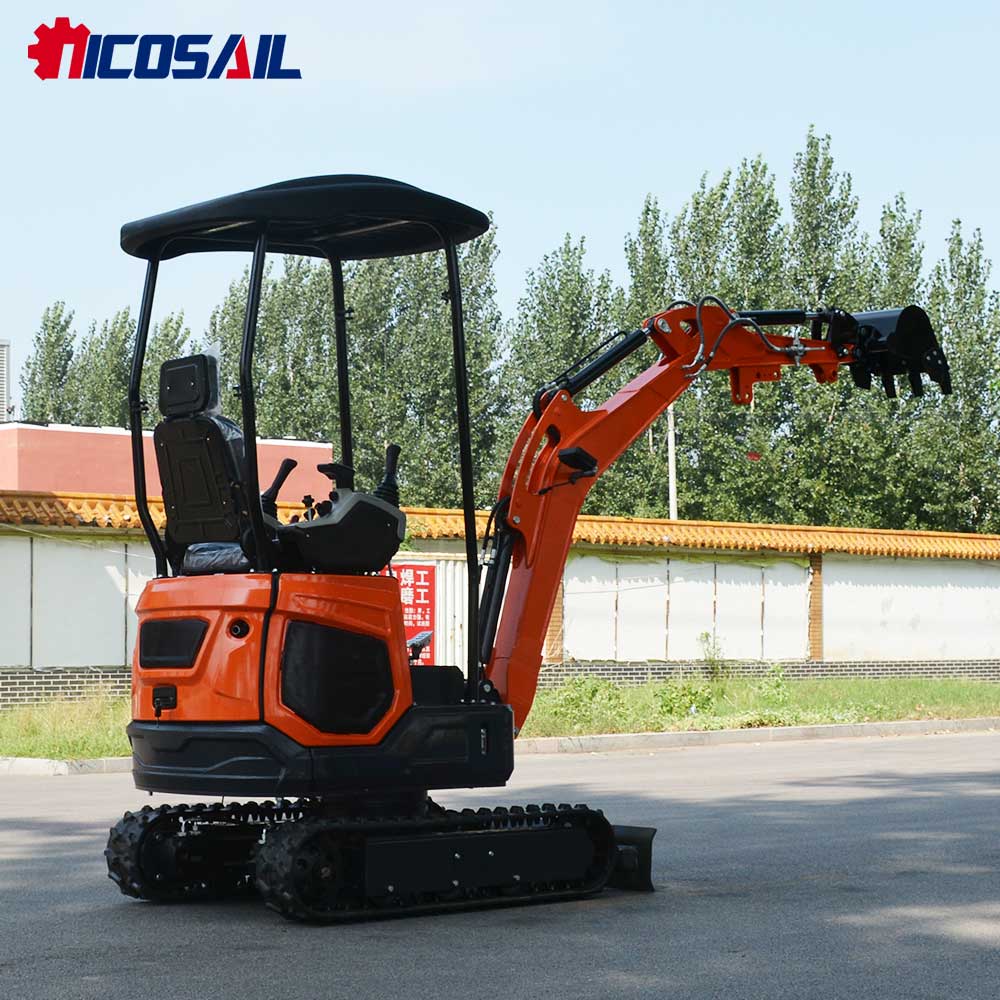 Multi-Use 1-2ton Mini Excavato - Agriculture Farming Job reseña y precio