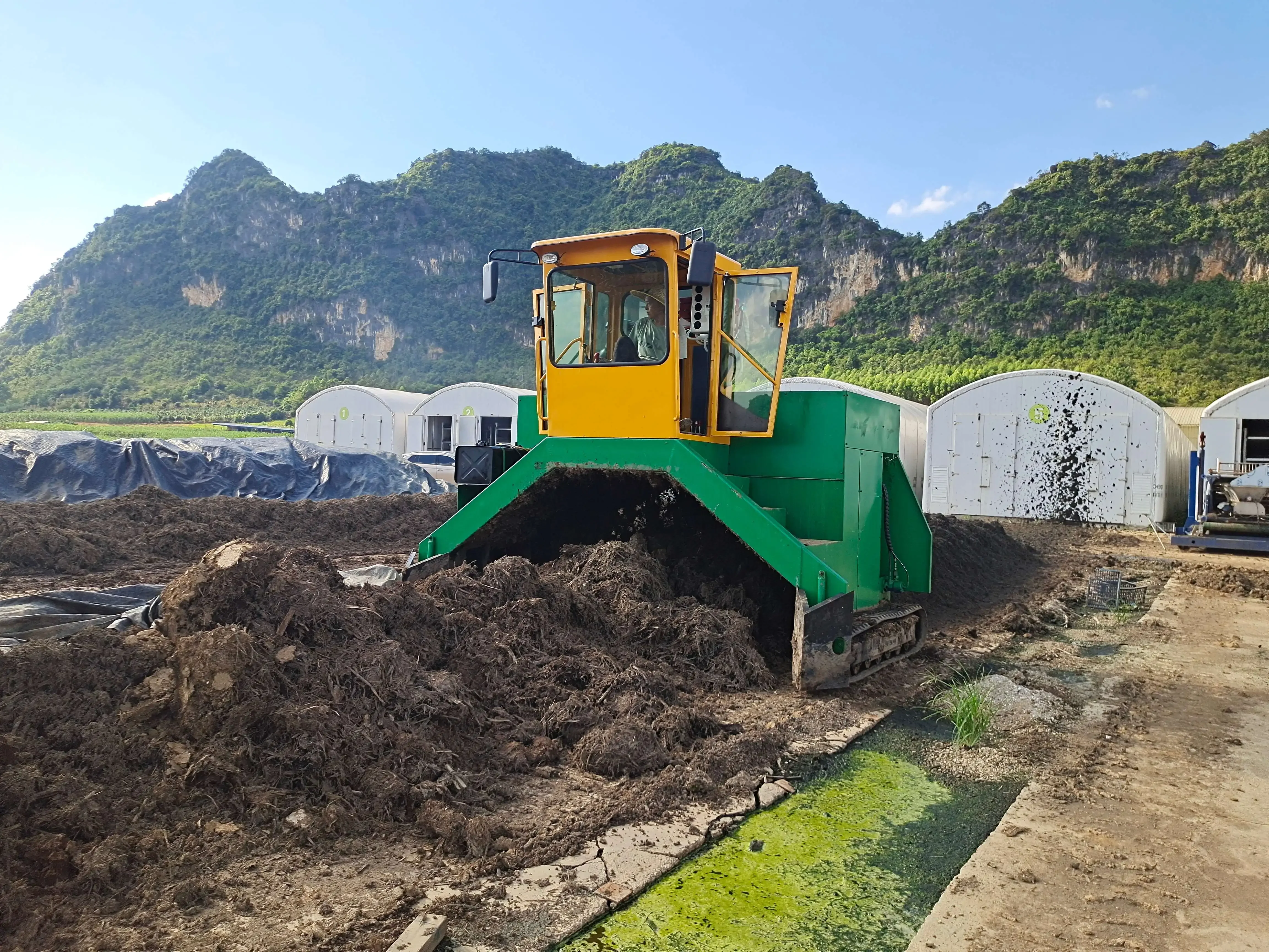 #Farm use organic fercilizer c - Compost Turner Machine reseña y precio