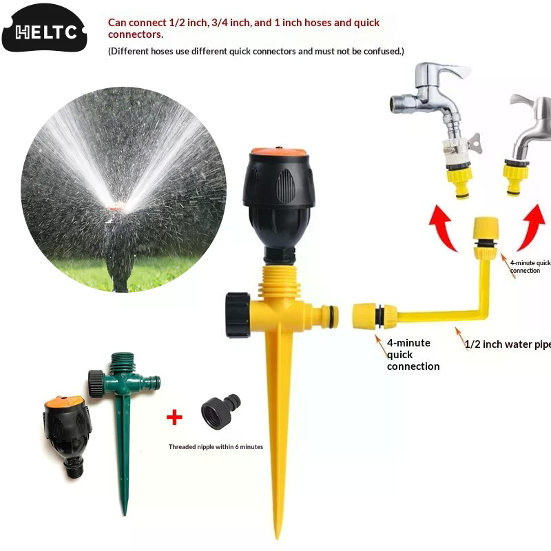 Automatic Rotating Sprinkler 3 - Agriculture Farming Degree reseña y precio