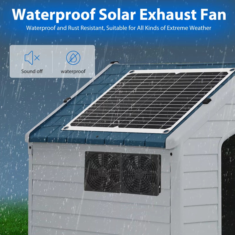Waterproof Solar Panel Ventila - Farming System & Sustainable Agriculture reseña y precio