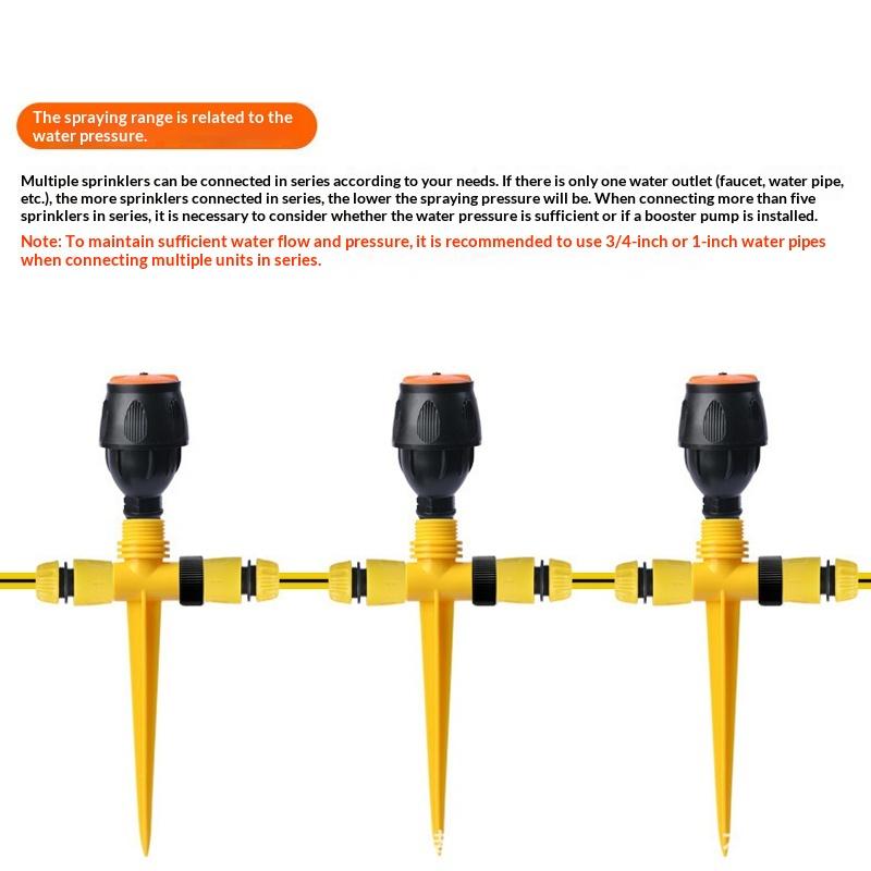 Automatic Rotating Sprinkler 3 - Agriculture Farming Degree reseña y precio