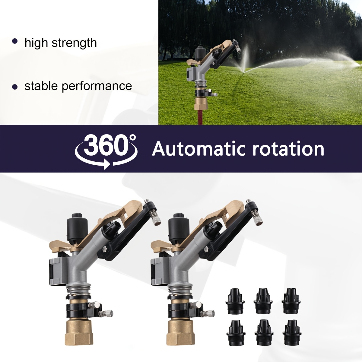 Impact gun irrigation device - - Agriculture Farming Degree reseña y precio